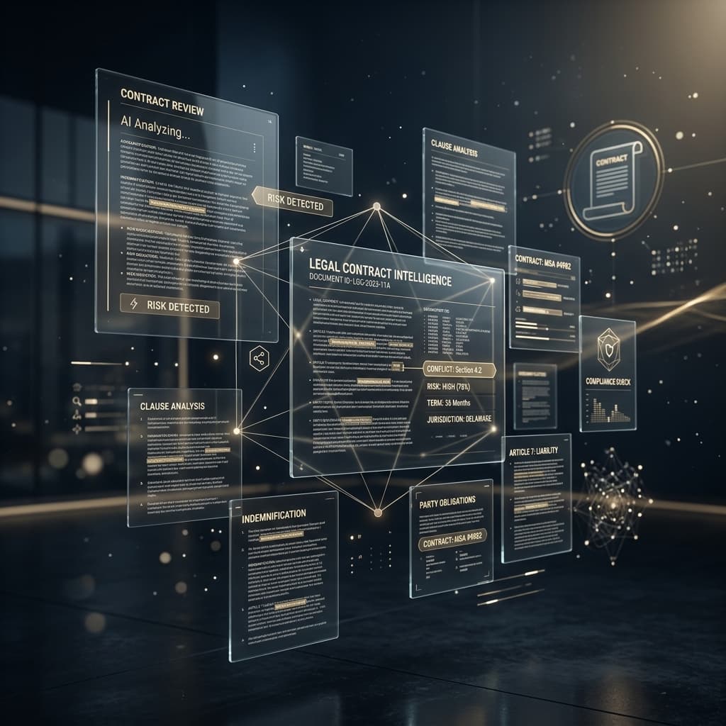 AI Contract Analysis Visualization